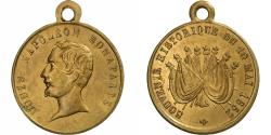 World Coins - France, Medal, Souvenir Historique du 10 Mai, 1852, Brass,