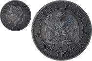 World Coins - France, Napoleon III, 2 Centimes, 1862, Bordeaux, , Bronze, KM:796.6