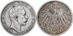 World Coins - German Empire, PRUSSIA, Wilhelm II, 2 Mark, 1905, Berlin, Silver,