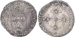 World Coins - Coin, France, Charles IX, Sol Parisis, 1565, Poitiers, , Billon