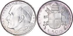 World Coins - Coin, VATICAN CITY, John Paul II, 500 Lire, 1980, Roma, , Silver