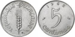 World Coins - France, 5 Centimes, Épi, 1962, Paris, Stainless Steel, , Gadoury:172
