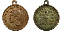 World Coins - France, Medal, 1ère Fête Nationale, Voeu du Prince Impérial, 1852, Brass