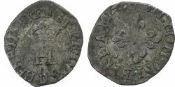 World Coins - France, Henri III, liard à la croix fleurdelisée, 1578, Lyon, Billon