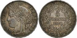 World Coins - Coin, France, Cérès, 5 Francs, 1870, Paris, , Silver, KM:819