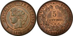 World Coins - Coin, France, Cérès, 5 Centimes, 1896, Paris, , Bronze, KM:821.1