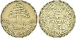 World Coins - Coin, Lebanon, 25 Piastres, 1969