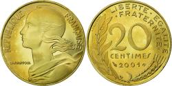 World Coins - Coin, France, Marianne, 20 Centimes, 2001, Paris, BE,