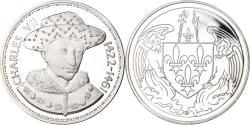 World Coins - France, Medal, Les Rois de France, Charles VII, History, , Silver