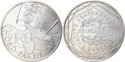 World Coins - France, 10 Euro, Nord-Pas de Calais, 2010, Paris, , Silver
