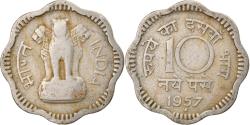 World Coins - Coin, INDIA-REPUBLIC, 10 Naye Paise, 1957, , Copper-nickel, KM:24.1