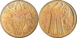 World Coins - Coin, VATICAN CITY, Paul VI, 20 Lire, 1975, , Aluminum-Bronze, KM:128