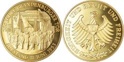 World Coins - Germany, Medal, 200 Jahre Brandenburger Tor, Aufstand, History, 1991,