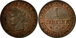 World Coins - Coin, France, Cérès, Centime, 1879, Paris, , Bronze, Gadoury:88