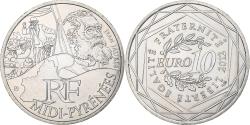 World Coins - France, 10 Euro, Midi-Pyrénées, 2012, MDP, Silver,