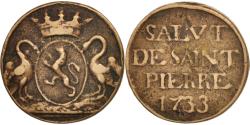 World Coins - France, Méreau, Religion, Religions & beliefs, 1733, , Bronze