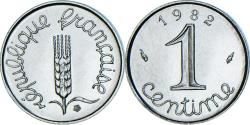 World Coins - Coin, France, Épi, Centime, 1982, Paris, série FDC, , Stainless