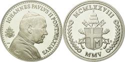 World Coins - Vatican, Medal, Le Pape Jean-Paul II, 2005, , Silver