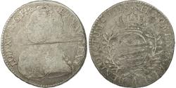 World Coins - Coin, France, Louis XV, 1/2 Écu aux branches d'olivier, 1/2 ECU, 44 Sols, 1728
