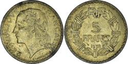 World Coins - Coin, France, Lavrillier, 5 Francs, 1938, , Aluminum-Bronze, KM:888a.1