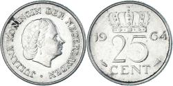 World Coins - Coin, Netherlands, 25 Cents, 1964