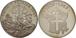 World Coins - France, Medal, 1939-1945, Yalta, History, , Cupro-nickel