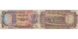World Coins - Banknote, India, 50 Rupees, Undated (1990), KM:84f, VF(20-25)