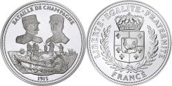 World Coins - France, Medal, Bataille de Champagne, Mars et septembre 1915, WAR,
