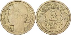 World Coins - France, 2 Francs, Morlon, 1937, Paris, Aluminum-Bronze, , Gadoury:535