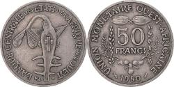 World Coins - Coin, West African States, 50 Francs, 1980, Paris, , Copper-nickel