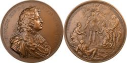 World Coins - France, Medal, Louis XIV, Prise de Tournai et Courtrai, 1985, Bronze, Restrike