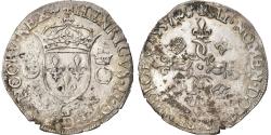 World Coins - Coin, France, Henri II, Douzain aux croissants, 1557, Poitiers,