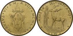 World Coins - Vatican, Paul VI, 20 Lire, 1970 (Anno VIII), Rome, Aluminum-Bronze,