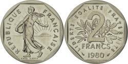 World Coins - Coin, France, 2 Francs, 1980, Paris, , Nickel, KM:P671, Gadoury:123.P1