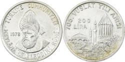 World Coins - Turkey, 200 Lira, 1978, Istanbul, Silver, , KM:919