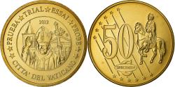 World Coins - Vatican, Medal, 50 C, Essai-Trial Benoit XVI, 2012, , Copper-Nickel
