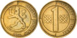 World Coins - Coin, Finland, Markka, 1994, , Aluminum-Bronze, KM:76