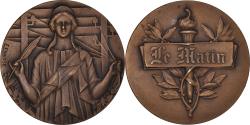 World Coins - France, Medal, Art Déco, Journal Le Matin, Fraisse, , Bronze