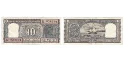 World Coins - Banknote, India, 10 Rupees, KM:60a, AU(55-58)