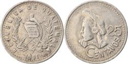 World Coins - Coin, Guatemala, 25 Centavos, 1991, , Copper-nickel, KM:278.5