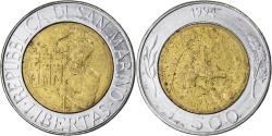 World Coins - Coin, San Marino, 500 Lire, 1994, Rome, , Bi-Metallic, KM:314