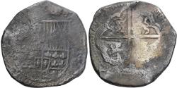 World Coins - Spain, Philip II or Philip III ?, 8 Reales, Uncertain date, COB,