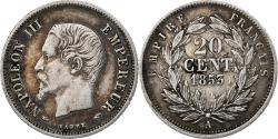World Coins - France, 20 Centimes, Napoléon III, 1853, Paris, Silver, , Gadoury:305