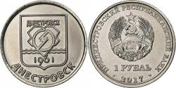 World Coins - Transnistria, Rouble, Dnestrovsk, 2017, Nickel plated steel,