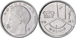 World Coins - Belgium, Franc, 1991, Nickel Plated Iron, , KM:171