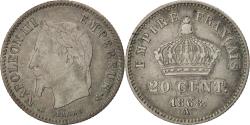 World Coins - Coin, France, Napoleon III, Napoléon III, 20 Centimes, 1868, Paris,