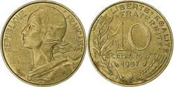 World Coins - France, 10 Centimes, Marianne, 1987, Paris, Aluminum-Bronze,