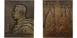 World Coins - France, Medal, Hubert Lyautey, Exposition Coloniale Internationale, 1931