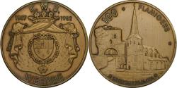 World Coins - Belgium, Token, 100 Flamigers - Weerde, 1982, Bronze,