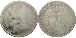 World Coins - Coin, France, Louis XV, 1/2 Écu aux branches d'olivier, 1/2 ECU, 44 Sols, 1729